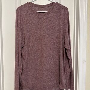 Athletic Men's Long Sleeve Shirt - Maroon